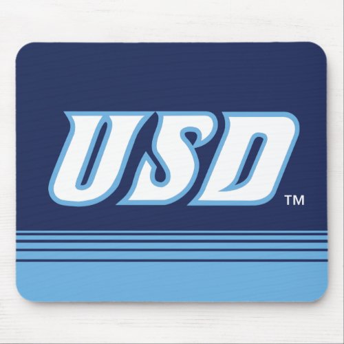 University of San Diego  USD Stripes Mouse Pad