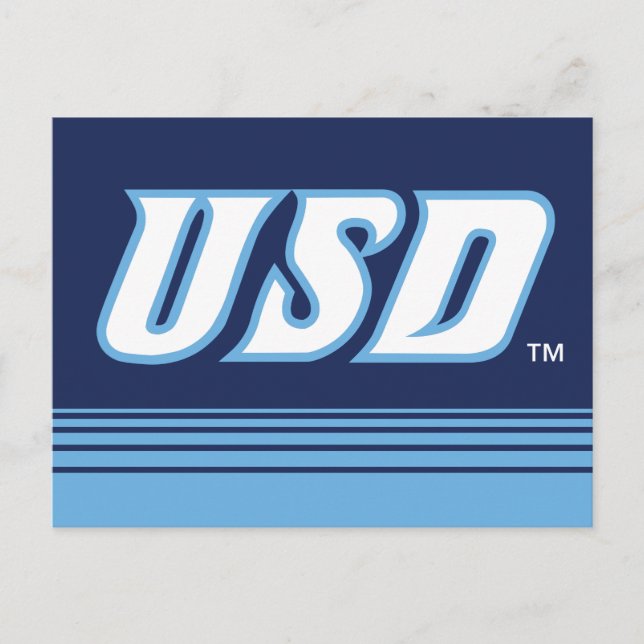 University of San Diego | USD Stripes Postcard (Front)