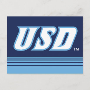 University of San Diego   USD Stripes Postcard