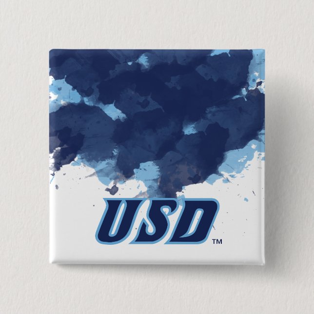 University of San Diego | USD Watercolor Button (Front)