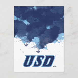 University of San Diego   USD Watercolor Postcard