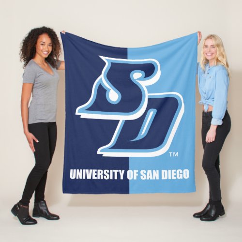 University of San Diego Vintage Fleece Blanket