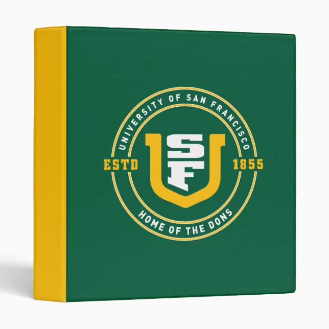 University of San Francisco 3 Ring Binder (Front/Spine)