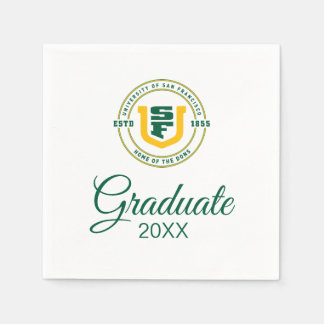 University of San Francisco Graduation Napkins