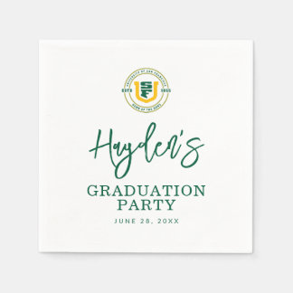 University of San Francisco Graduation Napkins