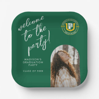 University of San Francisco Graduation Paper Plates