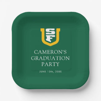 University of San Francisco Graduation Paper Plates