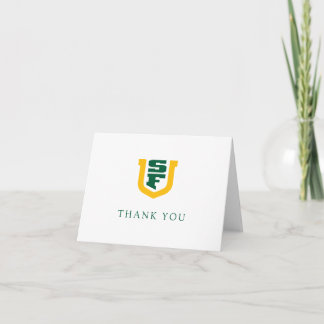 University of San Francisco Graduation Thank You Card