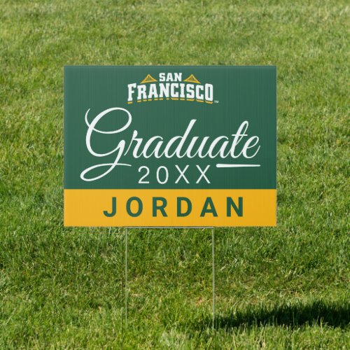 University of San Francisco Logo  Graduate Sign