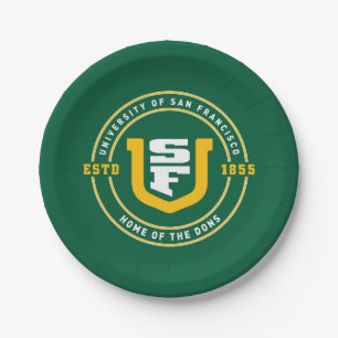 University of San Francisco Paper Plates