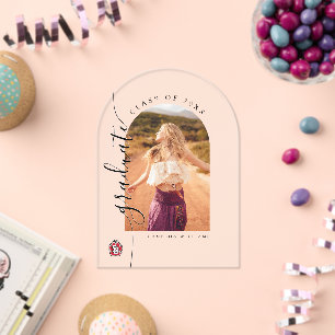 University of South Dakota Coyotes Graduation Acrylic Invitations