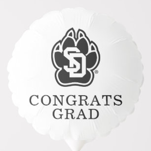 University of South Dakota Coyotes Graduation Balloon
