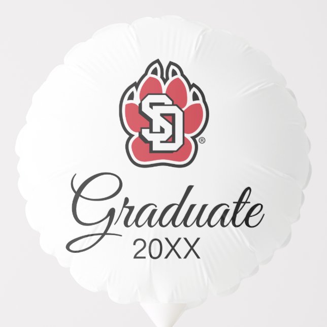 University of South Dakota Coyotes Graduation Balloon (Front)