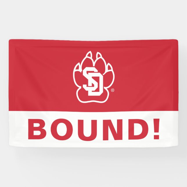 University of South Dakota Coyotes Graduation Banner (Horizontal)