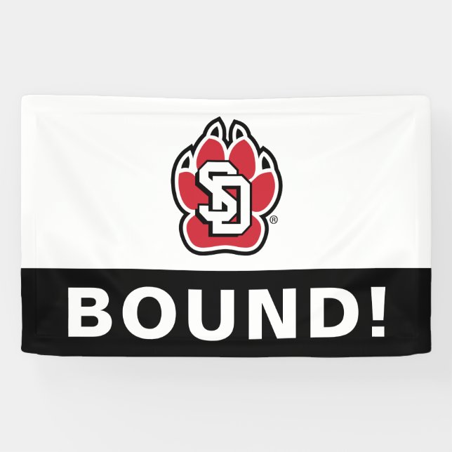 University of South Dakota Coyotes Graduation Banner (Horizontal)