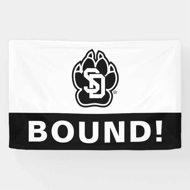 University of South Dakota Coyotes Graduation Banner (Horizontal)