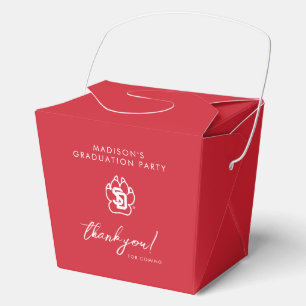 University of South Dakota Coyotes Graduation Favor Boxes