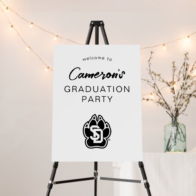 University of South Dakota Coyotes Graduation Foam Board (In Situ (Stand))