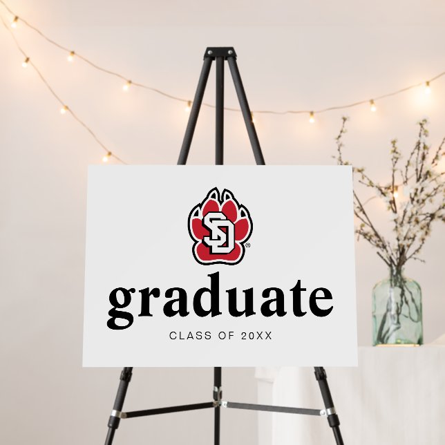 University of South Dakota Coyotes Graduation Foam Board (In Situ (Stand))