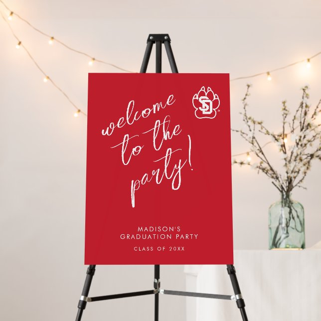 University of South Dakota Coyotes Graduation Foam Board (In Situ (Stand))