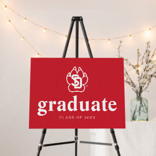 University of South Dakota Coyotes Graduation Foam Board