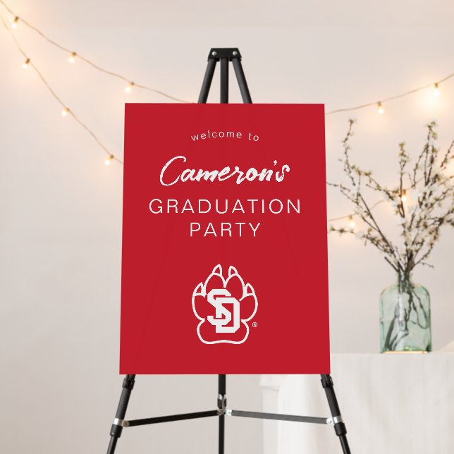 University of South Dakota Coyotes Graduation Foam Board (In Situ (Stand))