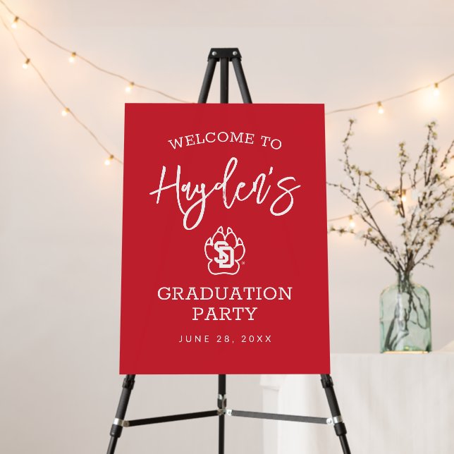 University of South Dakota Coyotes Graduation Foam Board (In Situ (Stand))