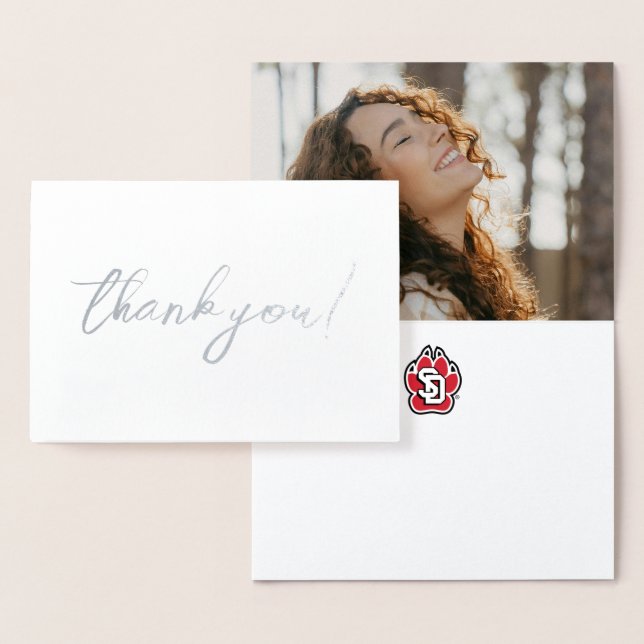 University of South Dakota Coyotes Graduation Foil Card (Display)