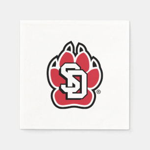 University of South Dakota Coyotes Graduation Napkins