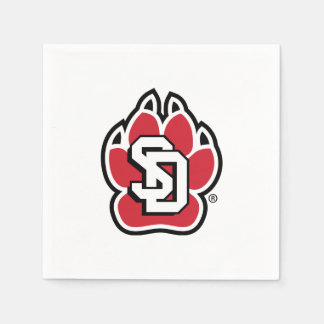 University of South Dakota Coyotes Graduation Napkins