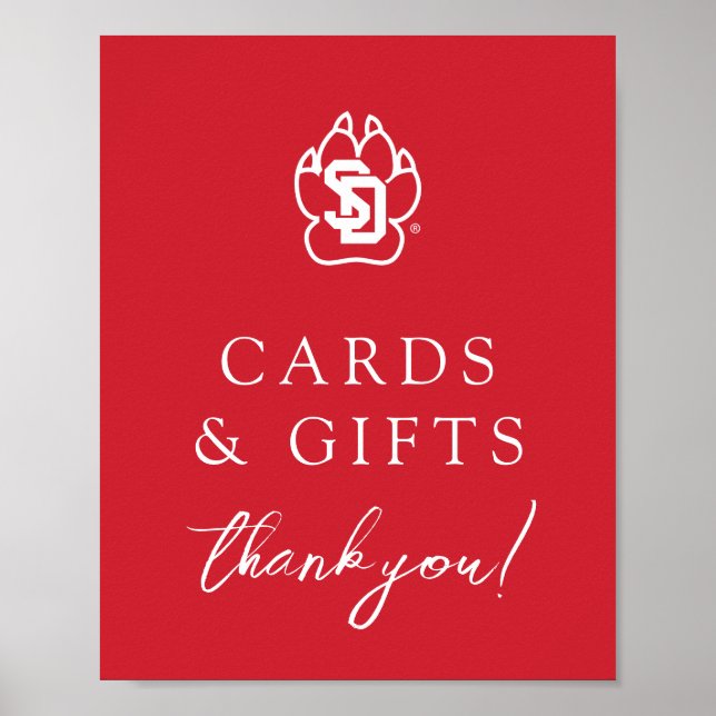 University of South Dakota Coyotes Graduation Poster (Front)