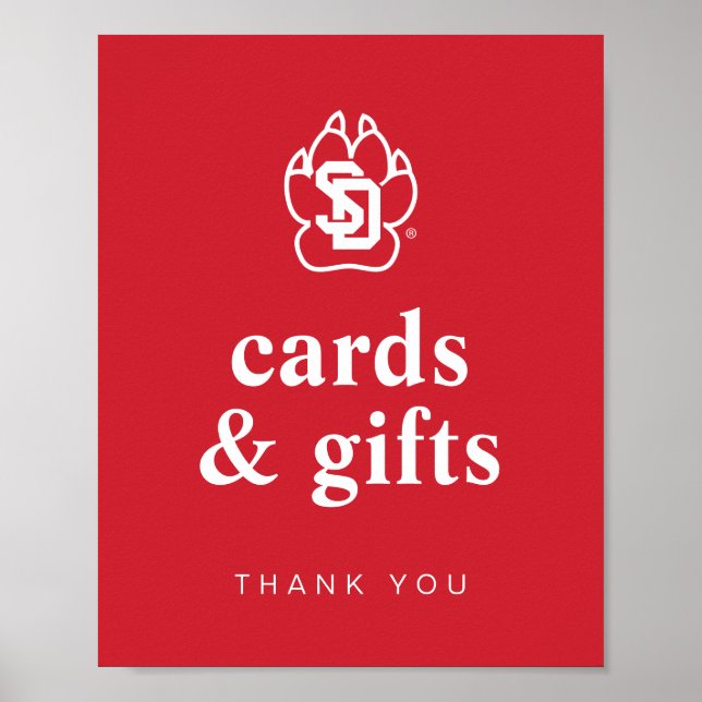 University of South Dakota Coyotes Graduation Poster (Front)