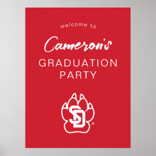 University of South Dakota Coyotes Graduation Poster