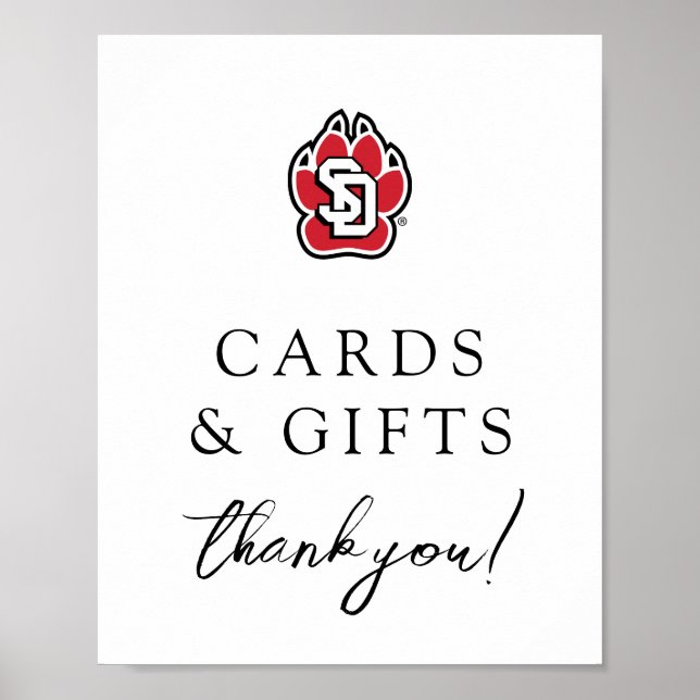 University of South Dakota Coyotes Graduation Poster (Front)