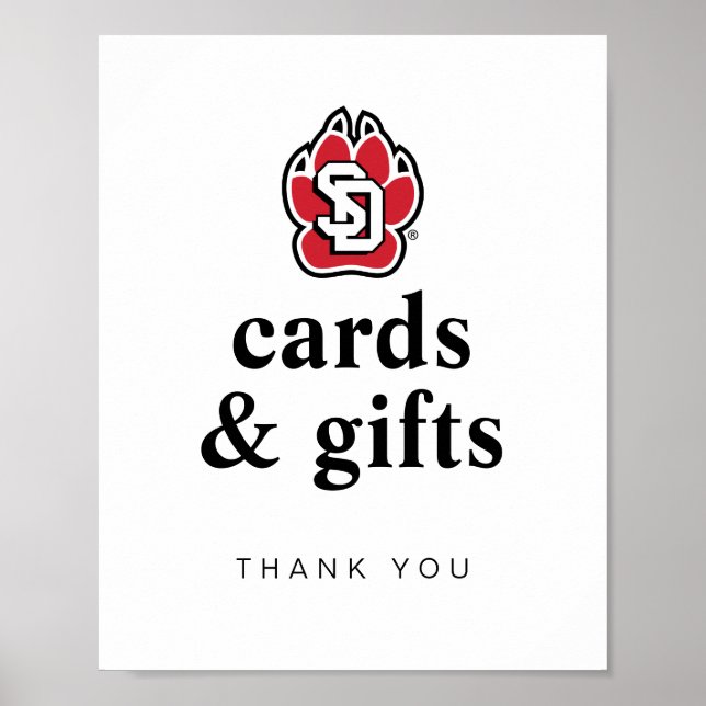 University of South Dakota Coyotes Graduation Poster (Front)