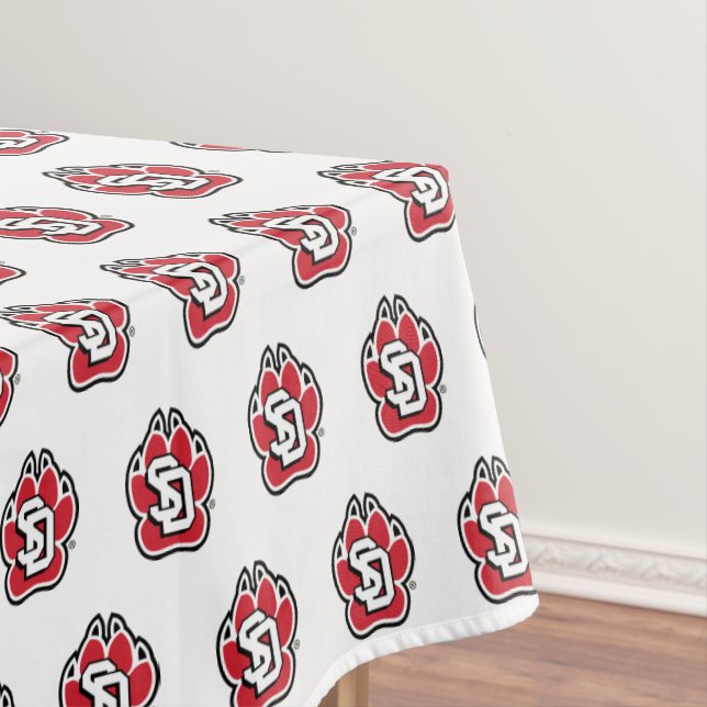 University of South Dakota Coyotes Graduation Tablecloth (In Situ)