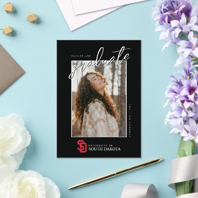 University of South Dakota Graduation Acrylic Invitations (Insitu (Wedding))