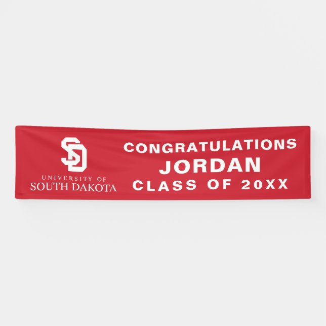University of South Dakota Graduation Banner (Horizontal)