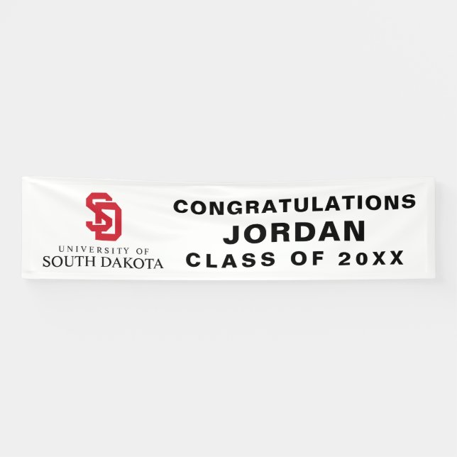 University of South Dakota Graduation Banner (Horizontal)