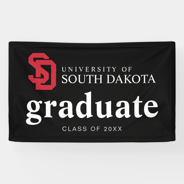 University of South Dakota Graduation Banner (Horizontal)