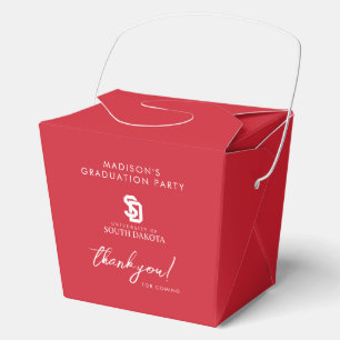 University of South Dakota Graduation Favor Boxes