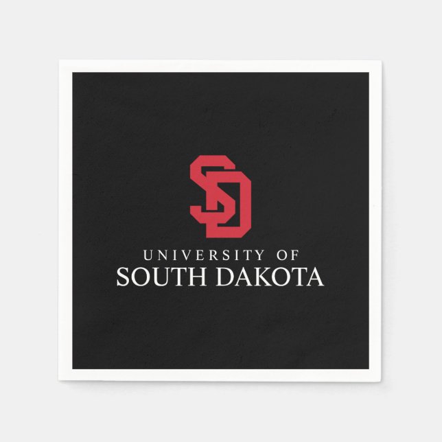 University of South Dakota Graduation Napkins (Front)