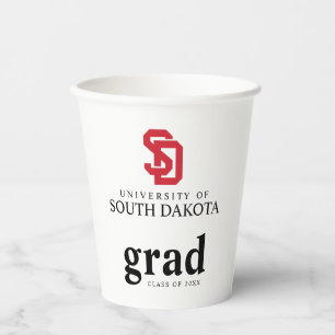 University of South Dakota Graduation Paper Cups