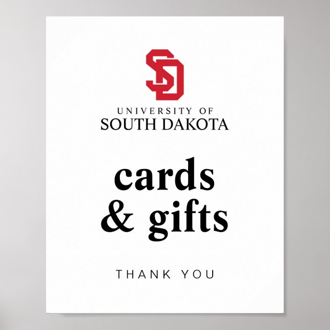 University of South Dakota Graduation Poster (Front)