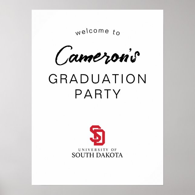 University of South Dakota Graduation Poster (Front)