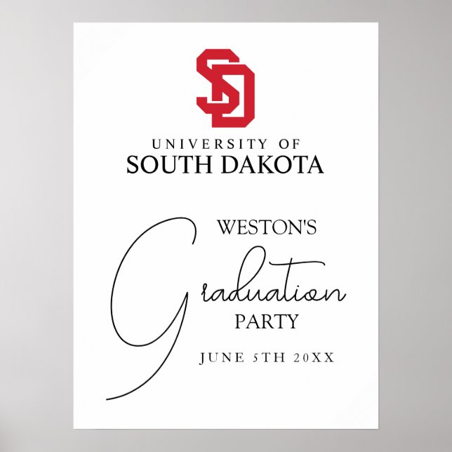 University of South Dakota Graduation Poster (Front)