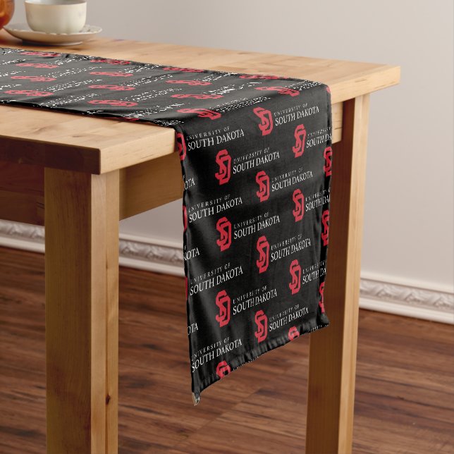 University of South Dakota Graduation Short Table Runner (In Situ)