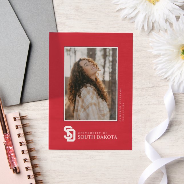 University of South Dakota Graduation Vellum Invitations (Wedding)