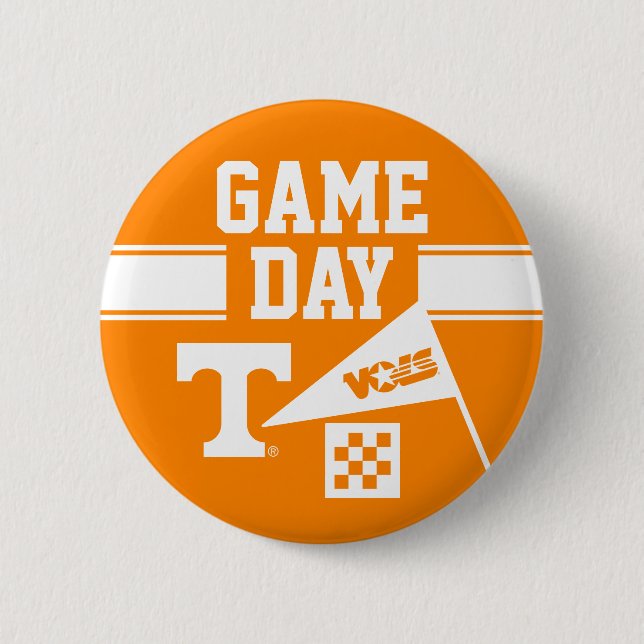 University of Tennessee Game Day Button (Front)
