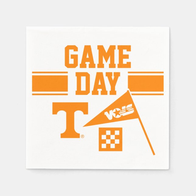 University of Tennessee Game Day Napkins (Front)